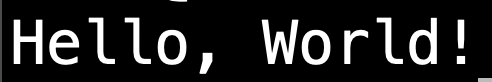 Hello World!